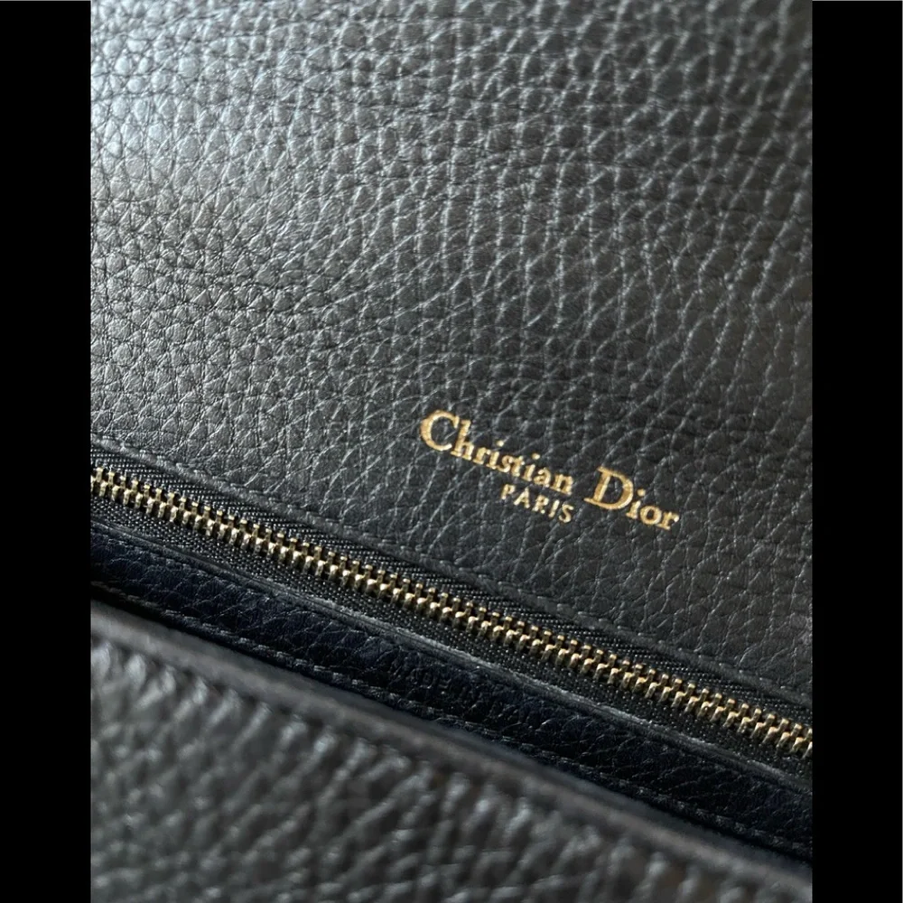Dior Bag Diorama Black Leather, gold findings - Picture 11 of 16